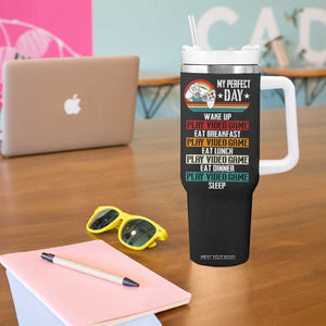 Funny Gamer Tumbler With Handle I Don't Always Play VIdeo Games Retro Gaming TB09 Print Your Wear