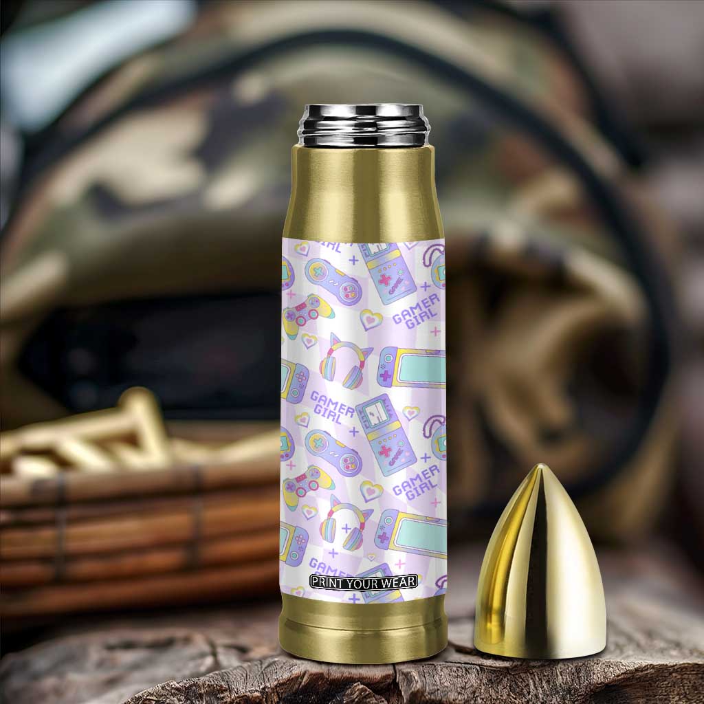 Funny Gifts For Gamer Girl Bullet Tumbler TB09 Print Your Wear