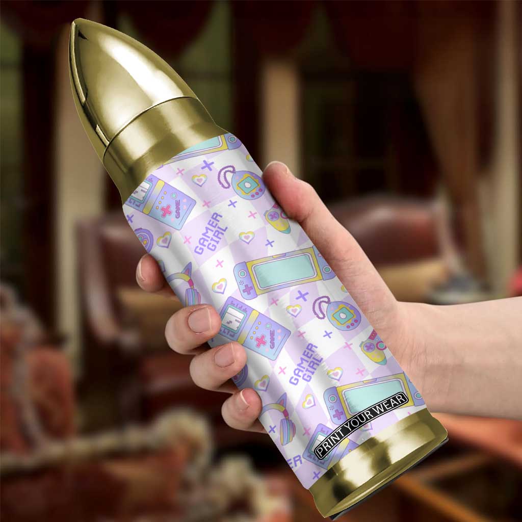 Funny Gifts For Gamer Girl Bullet Tumbler TB09 Print Your Wear