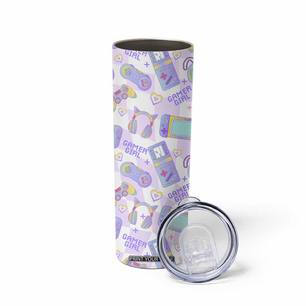 Funny Gifts For Gamer Girl Skinny Tumbler TB09 Print Your Wear