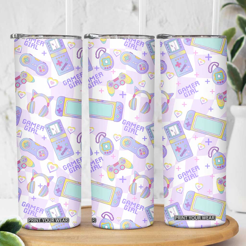 Funny Gifts For Gamer Girl Skinny Tumbler TB09 Print Your Wear
