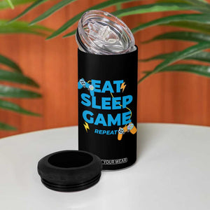 Funny Gifts For Gamer 4 in 1 Can Cooler Tumbler Born To Be Gamer Gaming TB09 Print Your Wear