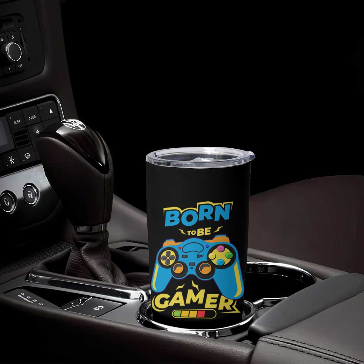 Funny Gifts For Gamer Tumbler Cup Born To Be Gamer Gaming TB09 Print Your Wear