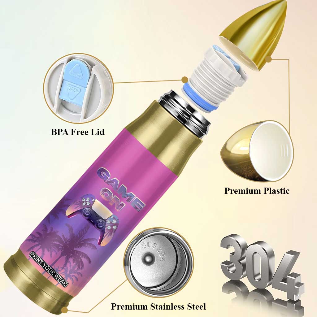 Funny Gamer Bullet Tumbler I Am Gaming Do Not Disturb Game On TB09 Print Your Wear