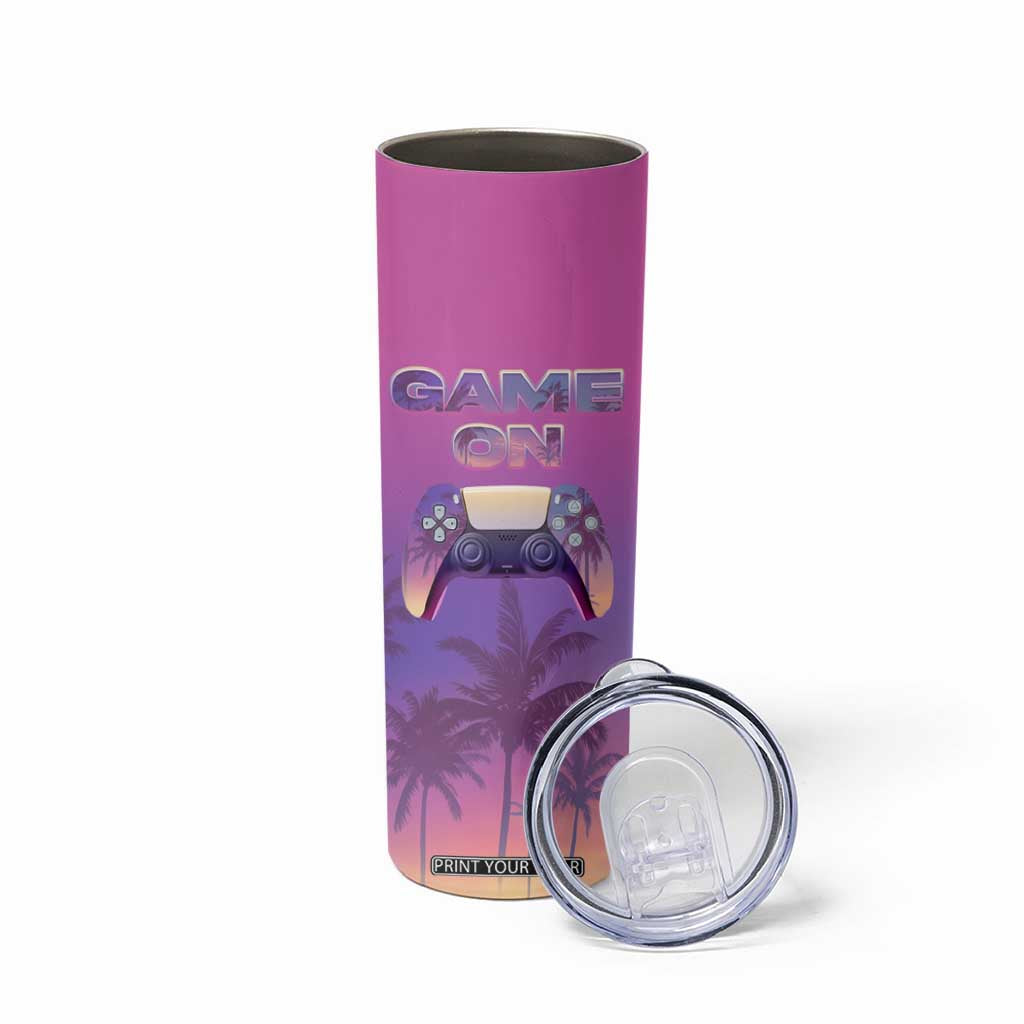 Funny Gamer Skinny Tumbler I Am Gaming Do Not Disturb Game On TB09 Print Your Wear