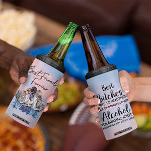 Friendship Gifts 4 in 1 Can Cooler Tumbler Best Friends Forever TB09 Print Your Wear