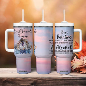 Friendship Gifts Tumbler With Handle Best Friends Forever TB09 Print Your Wear