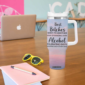 Friendship Gifts Tumbler With Handle Best Friends Forever TB09 Print Your Wear