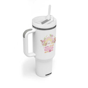 Funny Gifts for Friends Tumbler With Handle I Hope We're Friends Until We Die Ghost Friends TB09 Print Your Wear