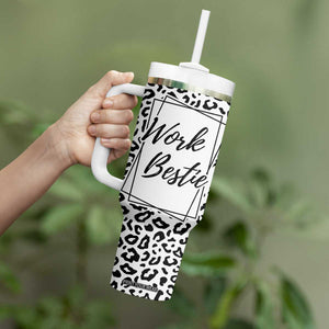 Gifts for Coworker Tumbler With Handle Work Bestie Definition TB09 Print Your Wear