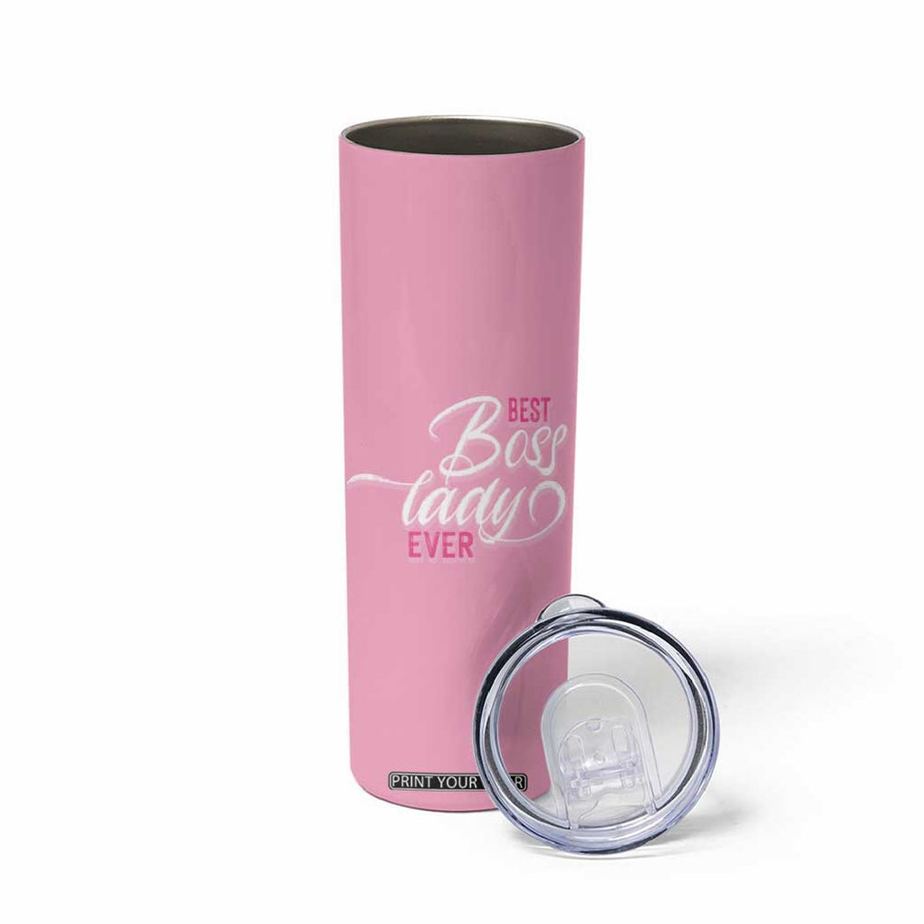 Gifts for Female Boss Skinny Tumbler Best Boss Lady Ever TB09 Print Your Wear