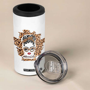 Best Boss Gifts for Women 4 in 1 Can Cooler Tumbler Boss Lady Life Leopard TB09 Print Your Wear