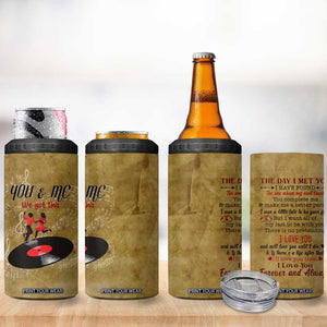 Gifts for Couple 4 in 1 Can Cooler Tumbler The Day I Met You Love You Forever And Always Valentine Anniversary TB09 Print Your Wear