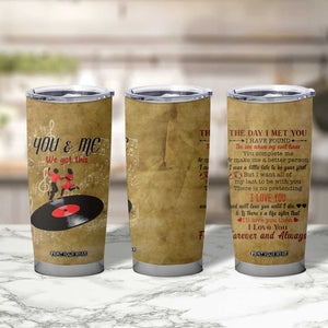 Gifts for Couple Tumbler Cup The Day I Met You Love You Forever And Always Valentine Anniversary TB09 Print Your Wear