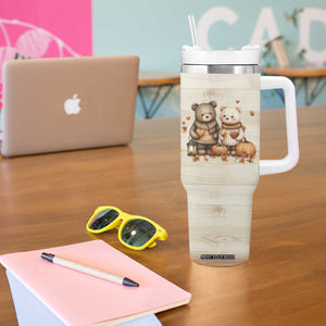 Romantic Gift for Couple Tumbler With Handle From Our First Kiss Till Our Last Breath Valentine Anniversary TB09 Print Your Wear