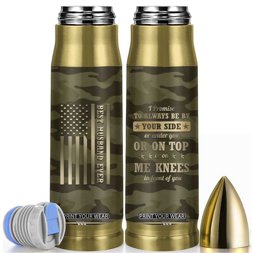 Valentines Day Gifts for Him Bullet Tumbler Best Husband Ever Valentine Anniversary Birthday TB09 Camouflage Print Your Wear