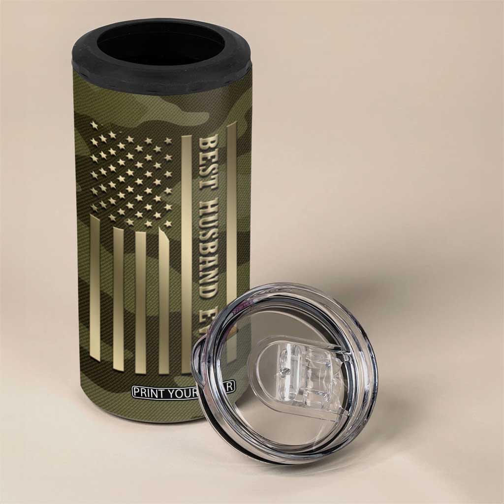Valentines Day Gifts for Him 4 in 1 Can Cooler Tumbler Best Husband Ever Valentine Anniversary Birthday TB09 Print Your Wear