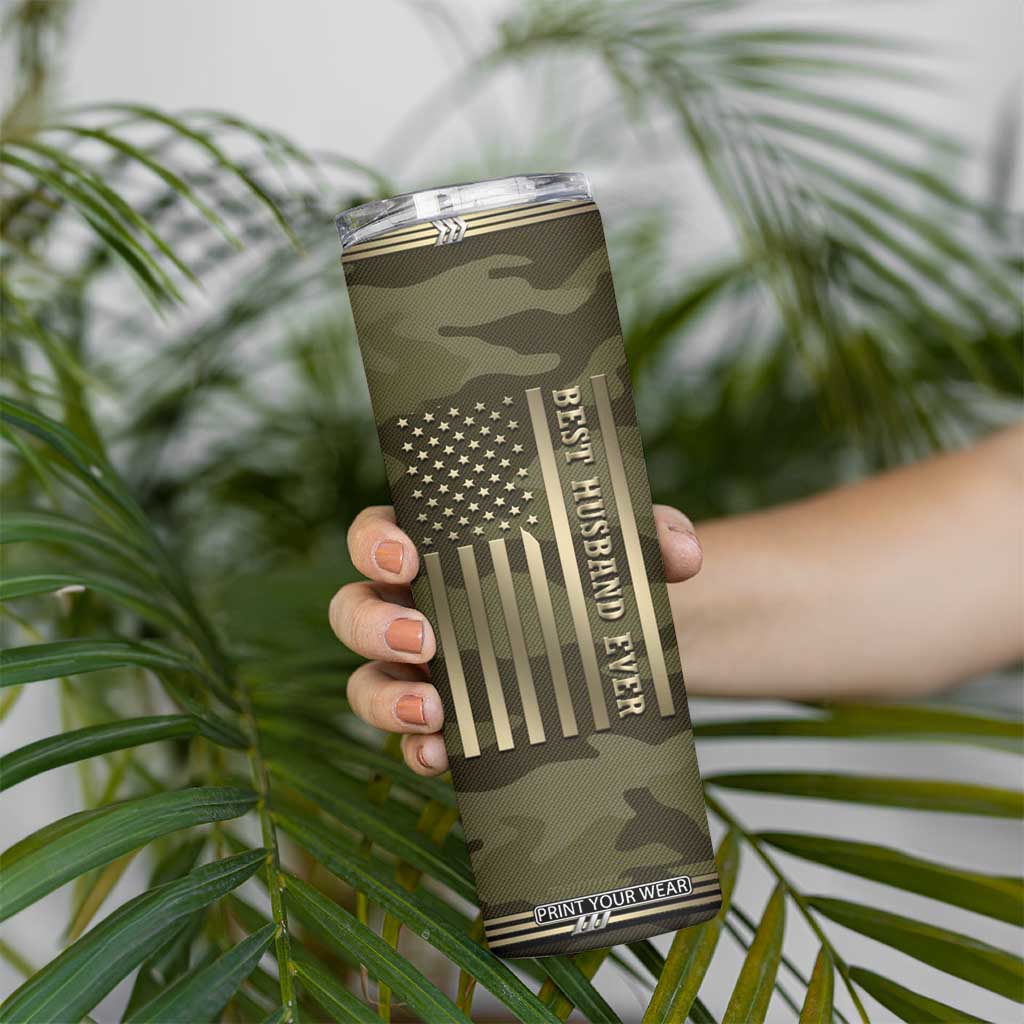 Valentines Day Gifts for Him Skinny Tumbler Best Husband Ever Valentine Anniversary Birthday TB09 Print Your Wear