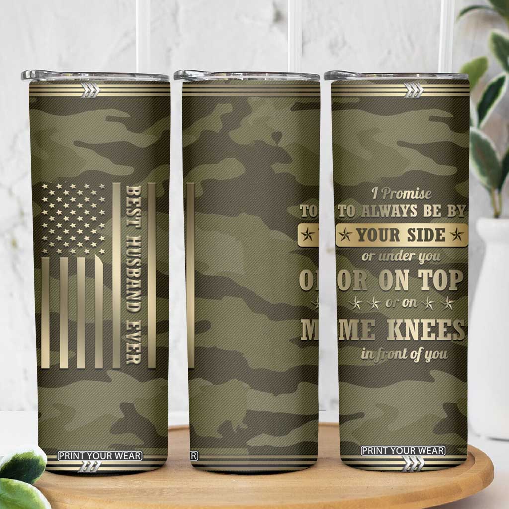 Valentines Day Gifts for Him Skinny Tumbler Best Husband Ever Valentine Anniversary Birthday TB09 Print Your Wear