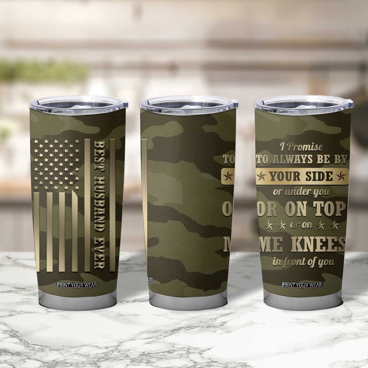 Valentines Day Gifts for Him Tumbler Cup Best Husband Ever Valentine Anniversary Birthday TB09 Print Your Wear