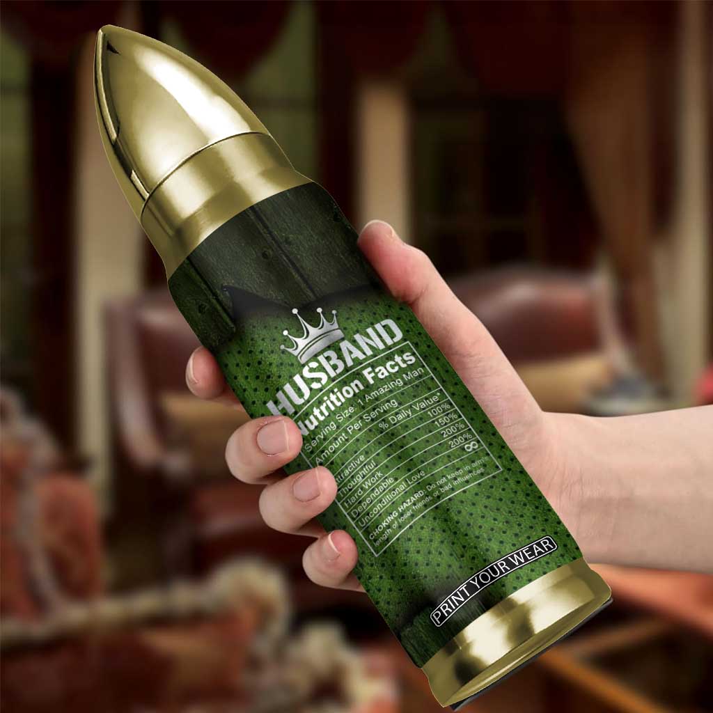 Gifts for Husband Bullet Tumbler Hubby Valentine Anniversary Birthday TB09 Print Your Wear