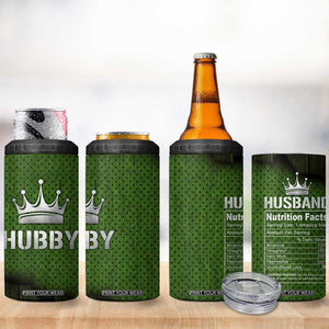 Gifts for Husband 4 in 1 Can Cooler Tumbler Hubby Valentine Anniversary Birthday TB09 Print Your Wear