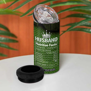 Gifts for Husband 4 in 1 Can Cooler Tumbler Hubby Valentine Anniversary Birthday TB09 Print Your Wear