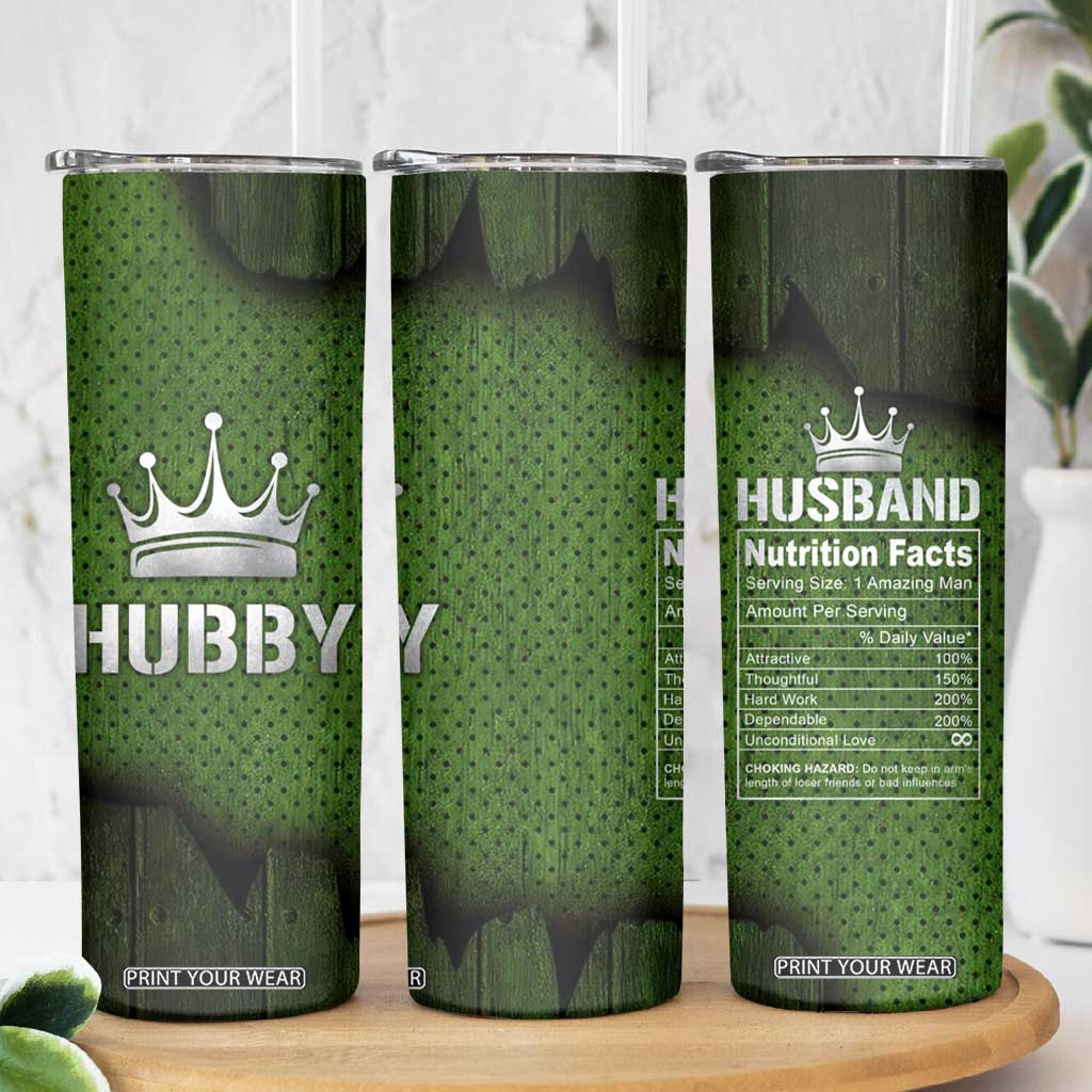 Gifts for Husband Skinny Tumbler Hubby Valentine Anniversary Birthday TB09 Print Your Wear