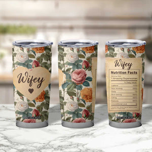 Valentines Day Gifts for Her Tumbler Cup Best Wife Ever TB09 Print Your Wear