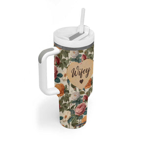 Valentines Day Gifts for Her Tumbler With Handle Best Wife Ever TB09 Print Your Wear