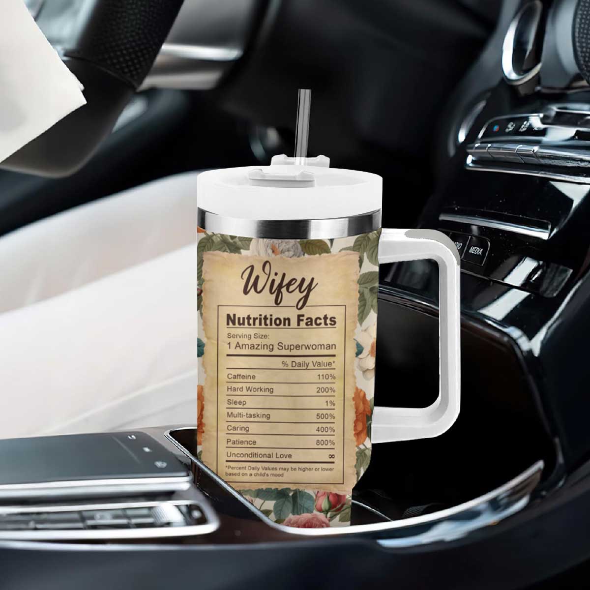 Valentines Day Gifts for Her Tumbler With Handle Best Wife Ever TB09 Print Your Wear