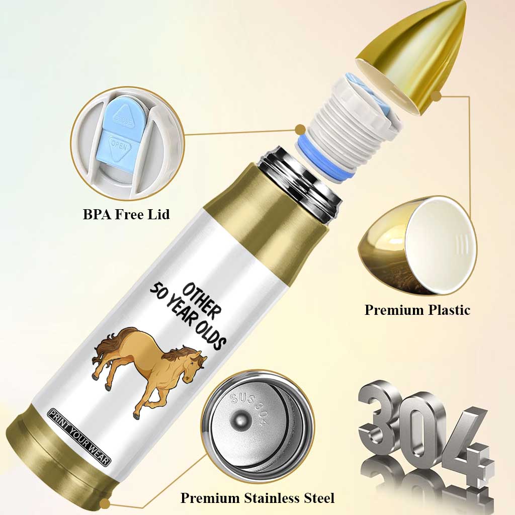 50th Birthday Bullet Tumbler Funny Dancing Unicorn 1976 Other 50 Year Olds TB10 Print Your Wear