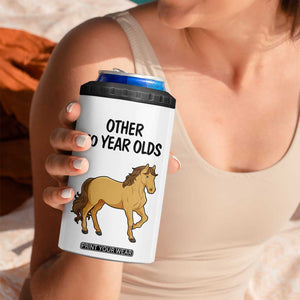50th Birthday 4 in 1 Can Cooler Tumbler Funny Dancing Unicorn 1976 Other 50 Year Olds TB10 Print Your Wear