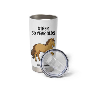 50th Birthday Tumbler Cup Funny Dancing Unicorn 1976 Other 50 Year Olds TB10 Print Your Wear
