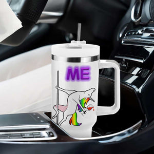 50th Birthday Tumbler With Handle Funny Dancing Unicorn 1976 Other 50 Year Olds TB10 Print Your Wear