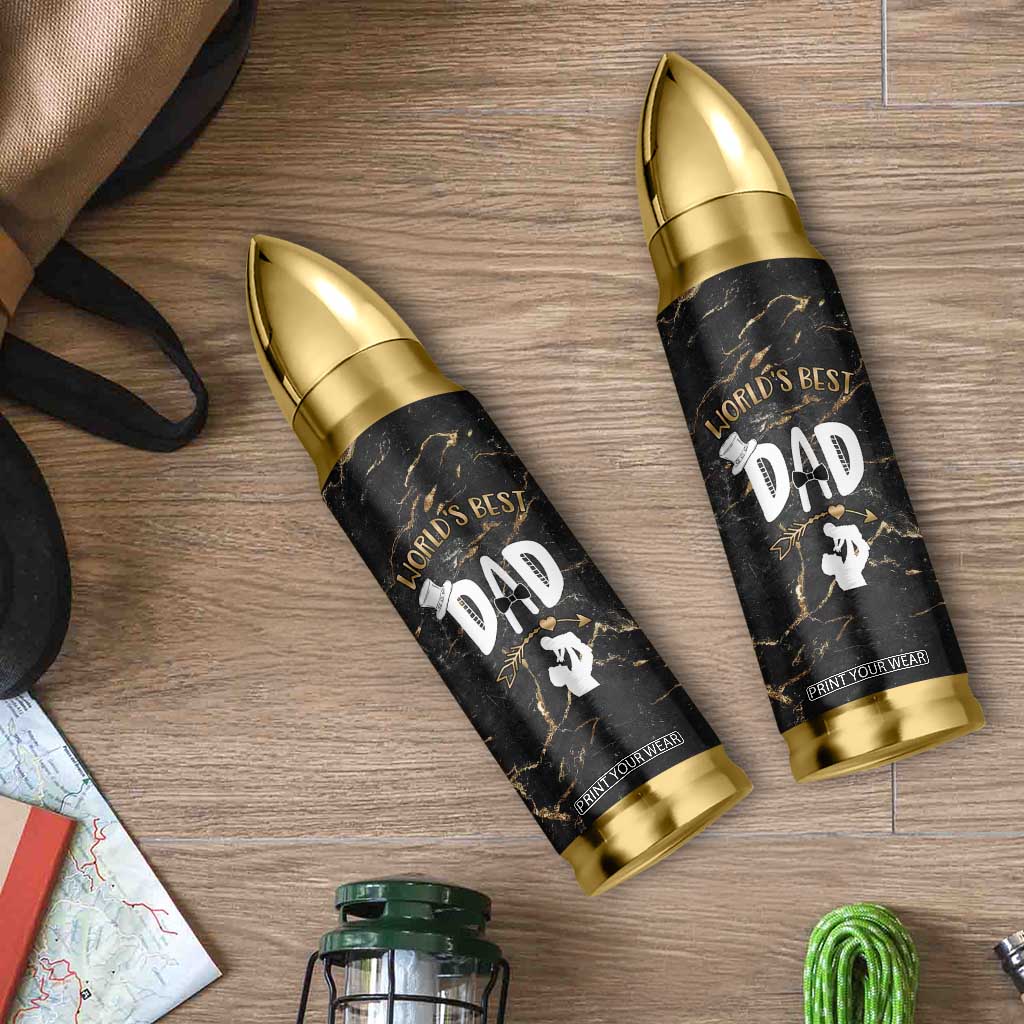 Father's Day Gift For Dad Bullet Tumbler World's Best Dad Daddy TB10 Print Your Wear