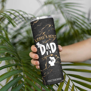 Father's Day Gift For Dad Skinny Tumbler World's Best Dad Daddy TB10 Print Your Wear