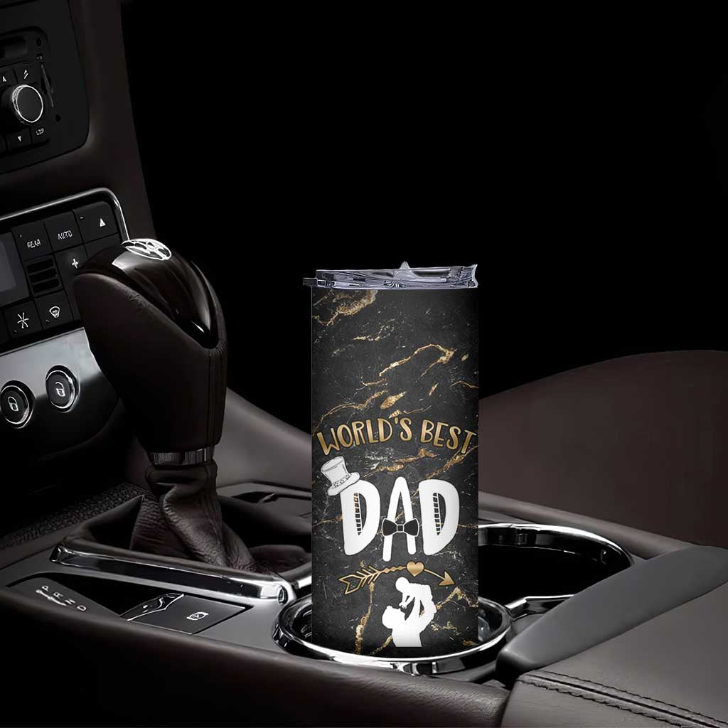Father's Day Gift For Dad Skinny Tumbler World's Best Dad Daddy TB10 Print Your Wear