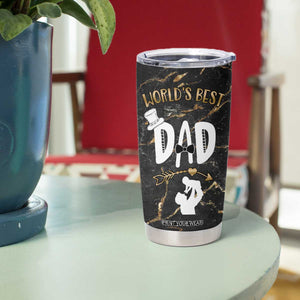 Father's Day Gift For Dad Tumbler Cup World's Best Dad Daddy TB10 Print Your Wear