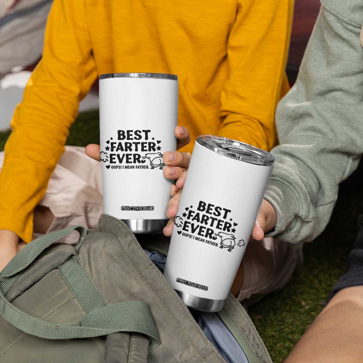 World's Best Farter I Mean Father Tumbler Cup Funny Best Dad Father's Day TB10 Print Your Wear