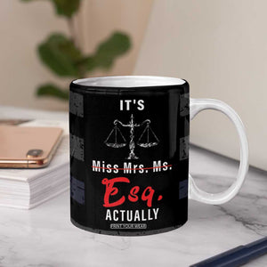 Lawyer Gifts For Women Coffee Mug Pass the Bar Exam Gifts For Female Lawyers Law School Graduation TB10 Print Your Wear