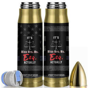 Lawyer Gifts For Women Bullet Tumbler Pass the Bar Exam Gifts For Female Lawyers Law School Graduation TB10 Black Print Your Wear