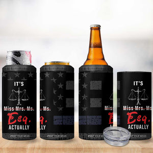 Lawyer Gifts For Women 4 in 1 Can Cooler Tumbler Pass the Bar Exam Gifts For Female Lawyers Law School Graduation TB10 Print Your Wear
