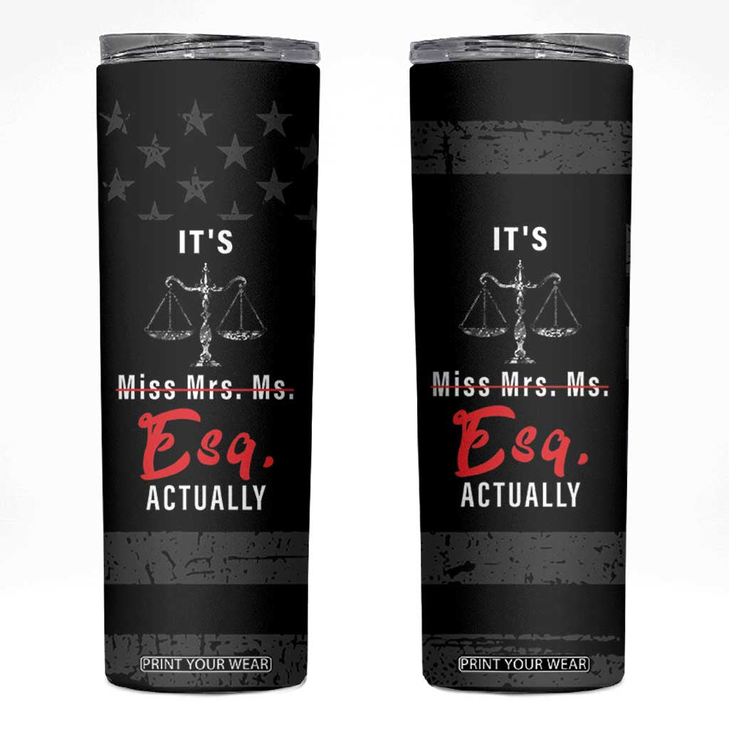 Lawyer Gifts For Women Skinny Tumbler Pass the Bar Exam Gifts For Female Lawyers Law School Graduation TB10 Black Print Your Wear