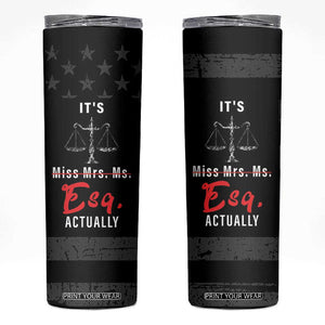 Lawyer Gifts For Women Skinny Tumbler Pass the Bar Exam Gifts For Female Lawyers Law School Graduation TB10 Black Print Your Wear