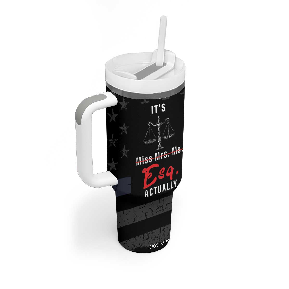 Lawyer Gifts For Women Tumbler With Handle Pass the Bar Exam Gifts For Female Lawyers Law School Graduation TB10 Print Your Wear