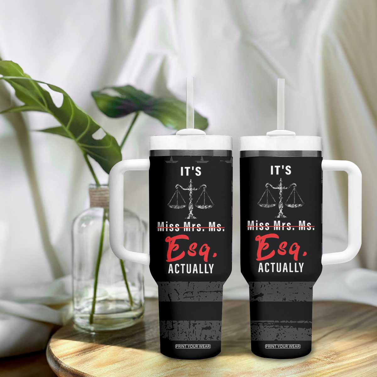 Lawyer Gifts For Women Tumbler With Handle Pass the Bar Exam Gifts For Female Lawyers Law School Graduation TB10 Print Your Wear