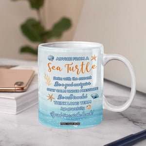 Sea Turtle Gifts Coffee Mug Beach Ocean Gifts For Women Turtle Lovers TB10 Print Your Wear