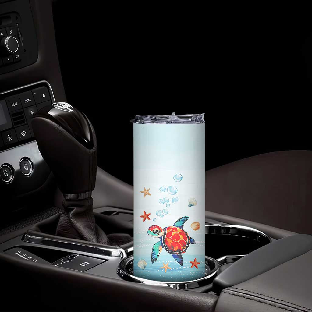 Sea Turtle Gifts Skinny Tumbler Beach Ocean Gifts For Women Turtle Lovers TB10 Print Your Wear