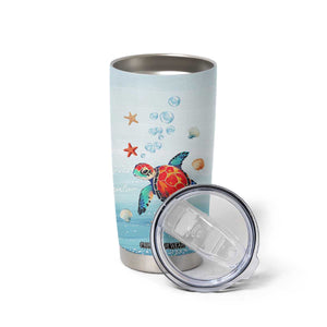 Sea Turtle Gifts Tumbler Cup Beach Ocean Gifts For Women Turtle Lovers TB10 Print Your Wear